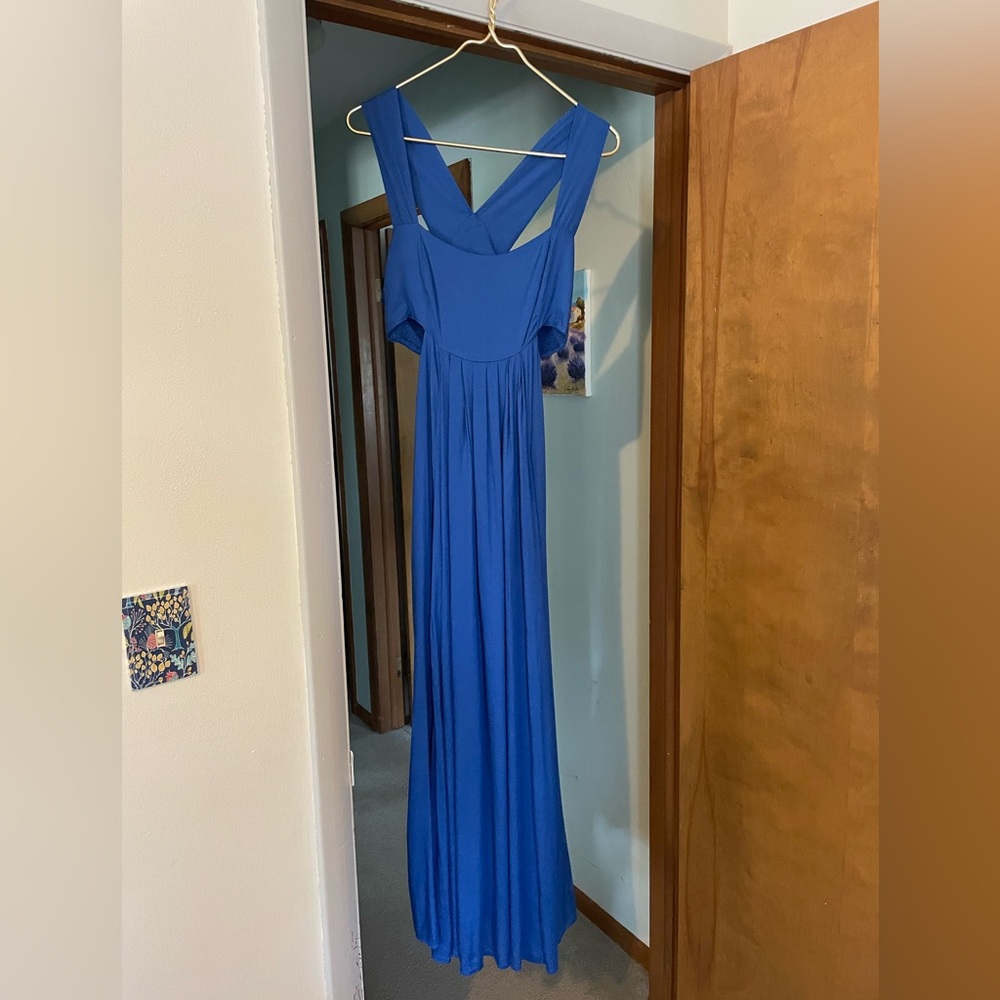 Blue Anthropologie dress